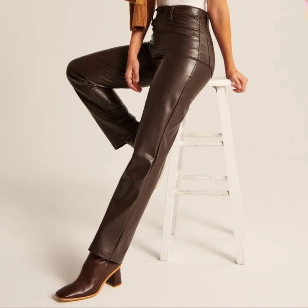 Abercrombie Vegan Leather Pants